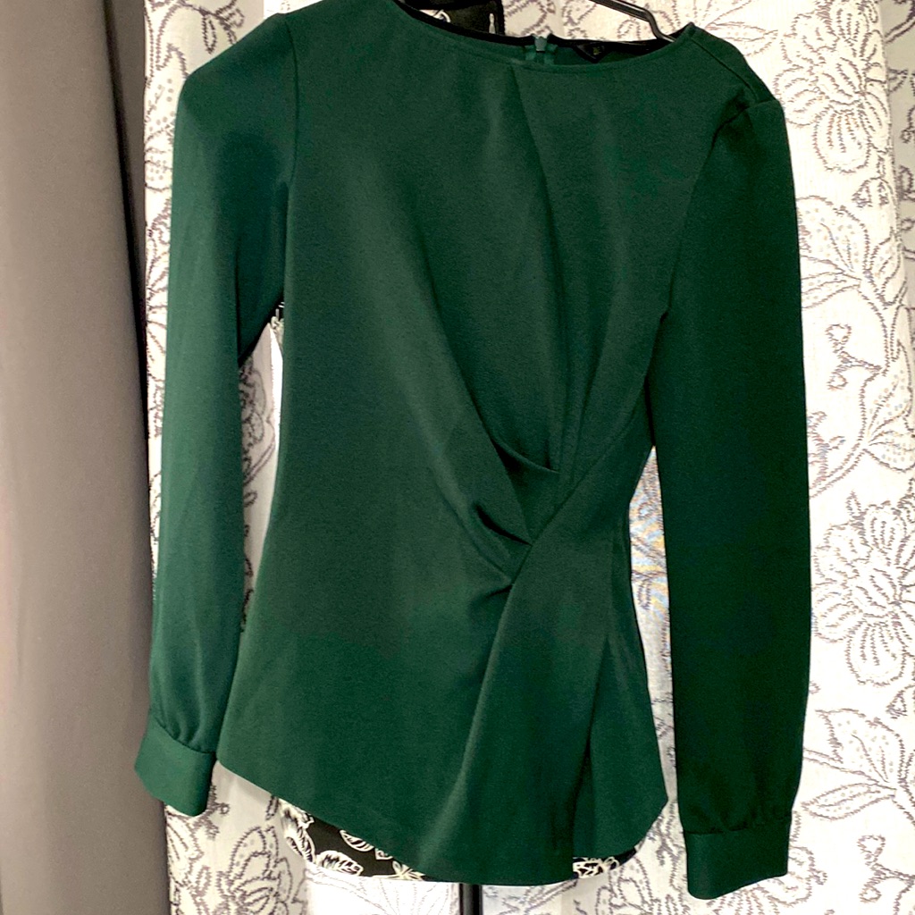 Zara Basic Collection Xs Dark Green